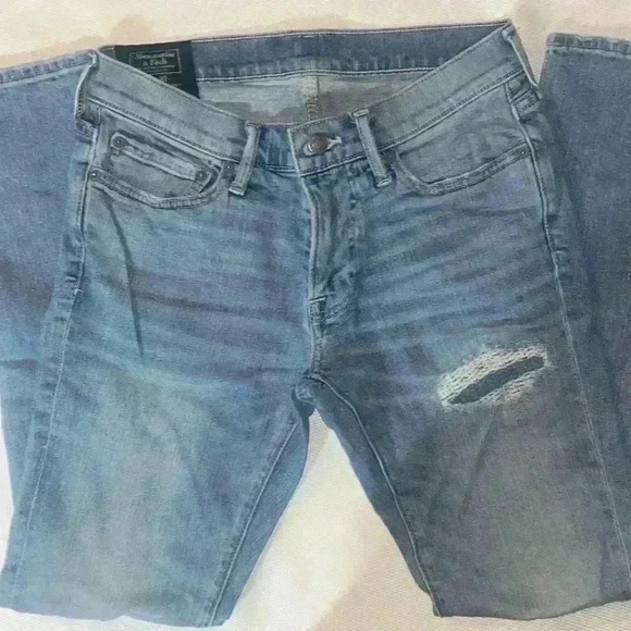 Vintage Y2K Abercrombie and Fitch Felix super skinny stretch jeans - Picture 2 of 8